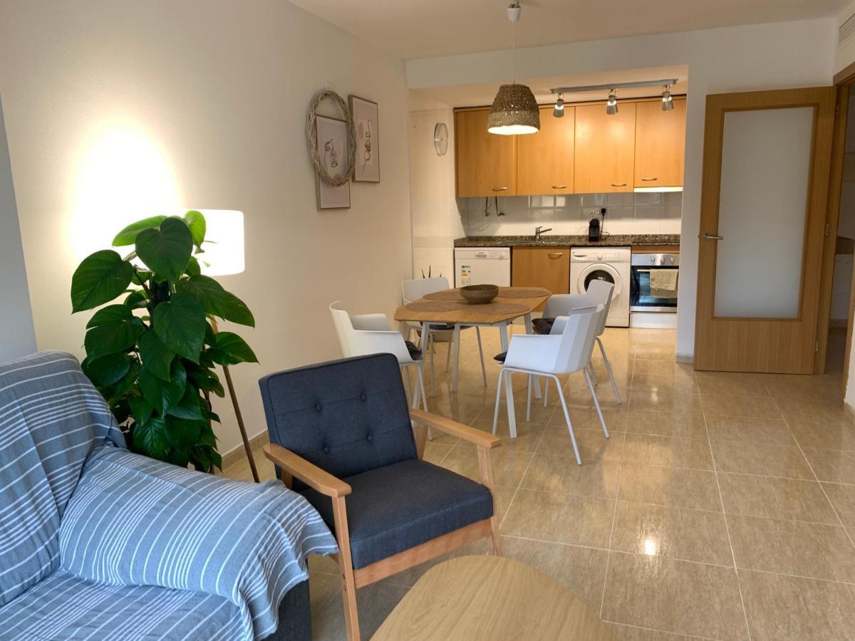Acogedor Apartamento Con Piscina En Vilafortuny, Cambrils Exterior foto